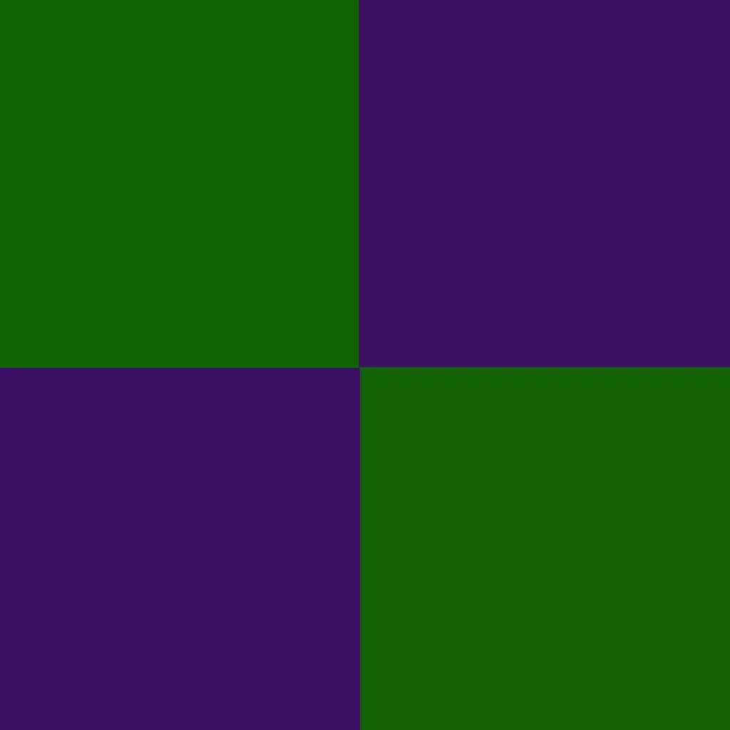 Purple and Green Purple and Green