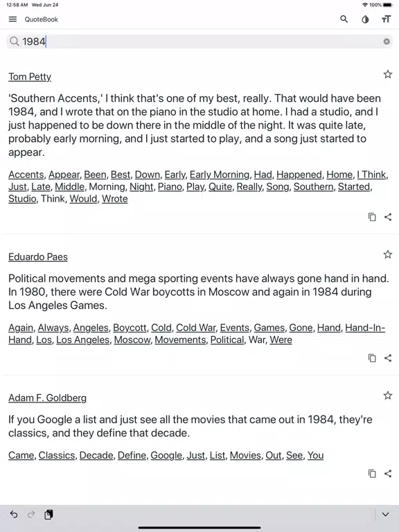 Famous Quotes 50000 + iPad Screenshots