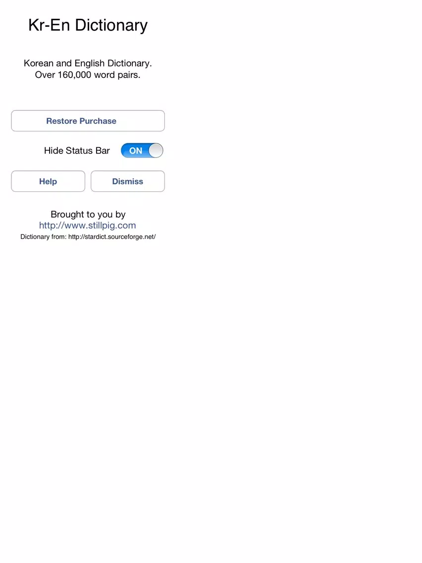 Offline Korean English Dictionary Translator for Tourists, Language Learners and Students iPad Screenshots