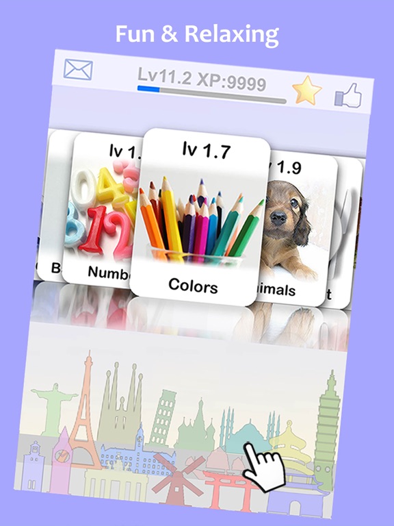 Learn Hungarian Vocabulary Words Baby FlashCards iPad Screenshots