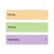 Weekly to do list