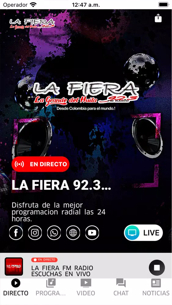 La Fiera FM Radio Screenshots