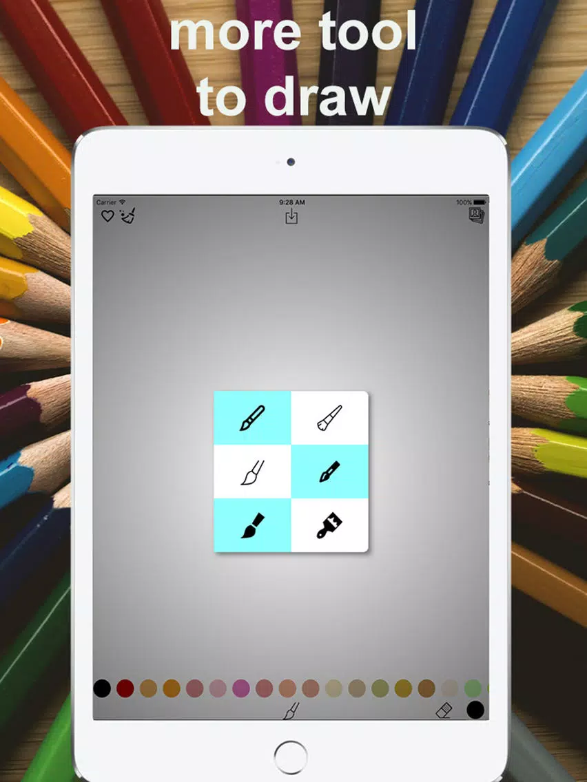 Drawing Desk - Draw, Paint, Doodle, Sketch iPad Screenshots