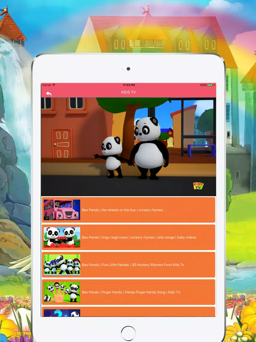 Kids Songs - Free Kids Music for YouTube Kids iPad Screenshots