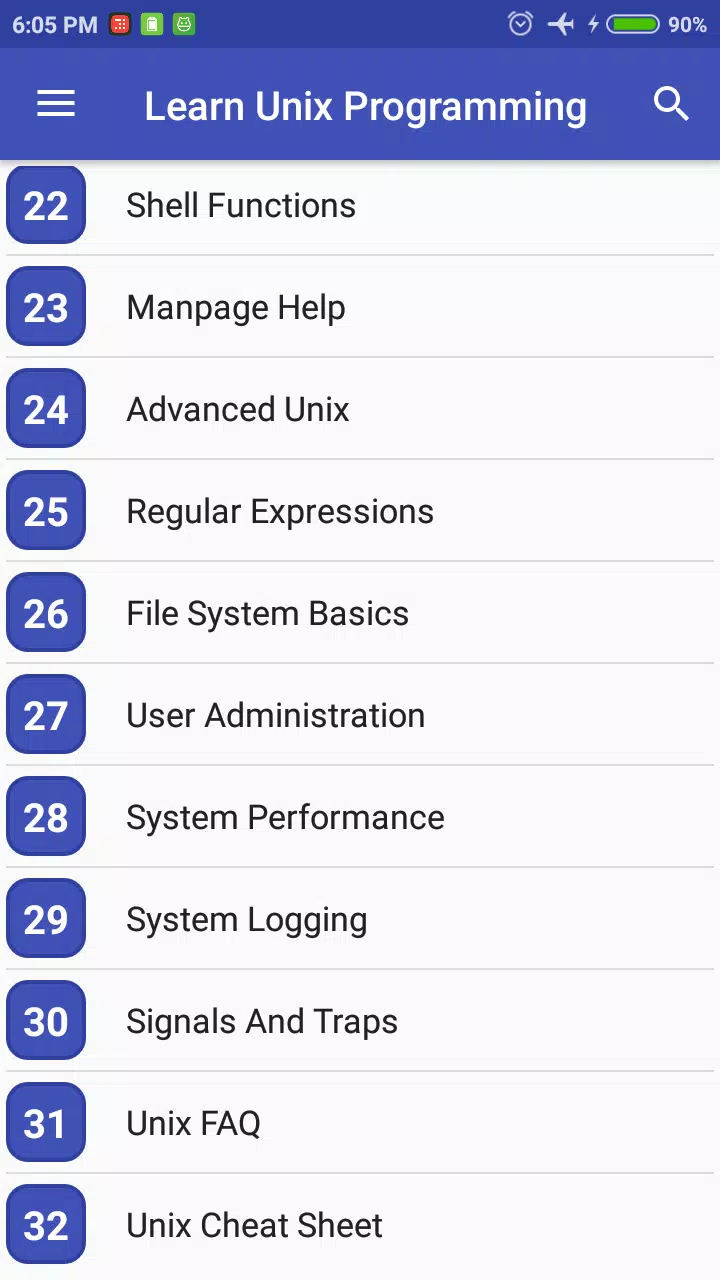 Learn Unix & Shell Programming Screenshots