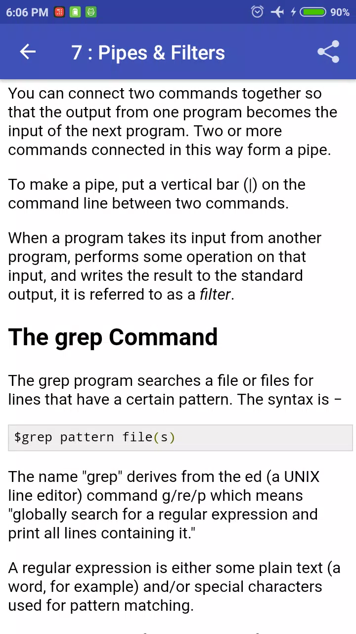 Learn Unix & Shell Programming Screenshots
