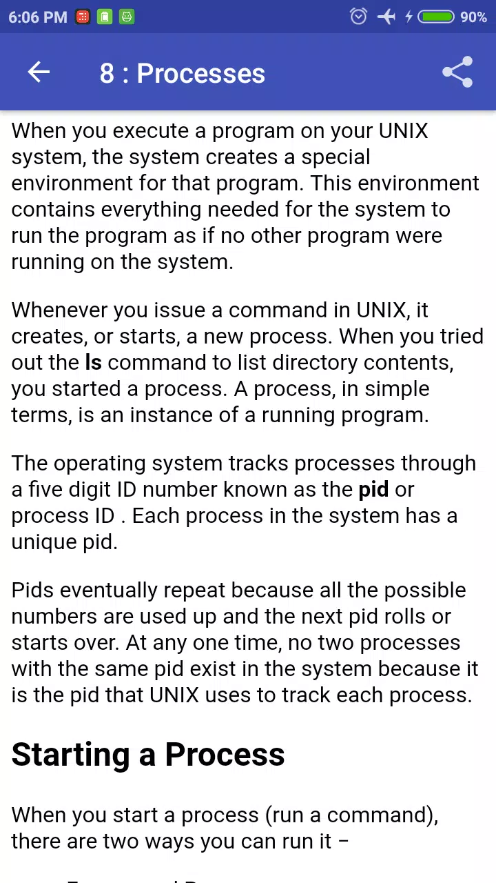 Learn Unix & Shell Programming Screenshots