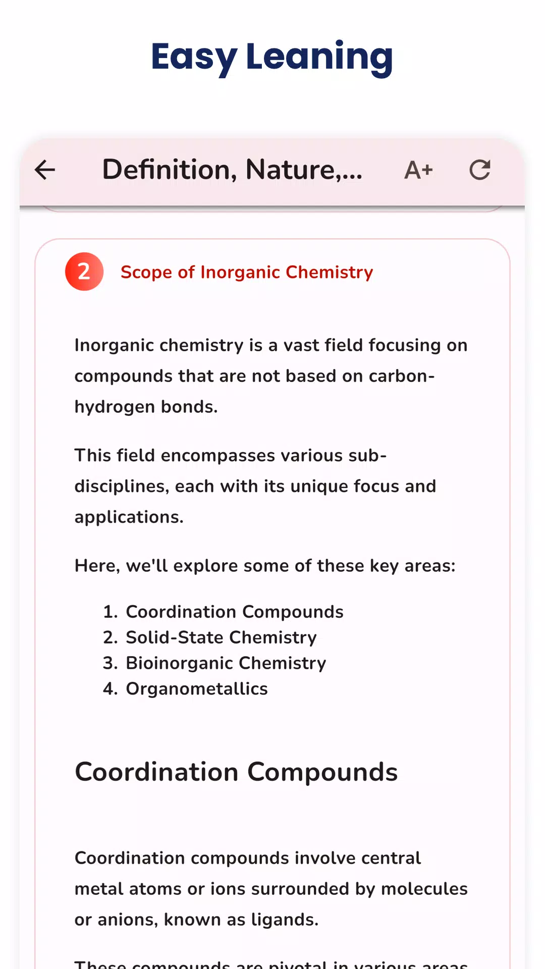 Inorganic Chemistry Notes Screenshots