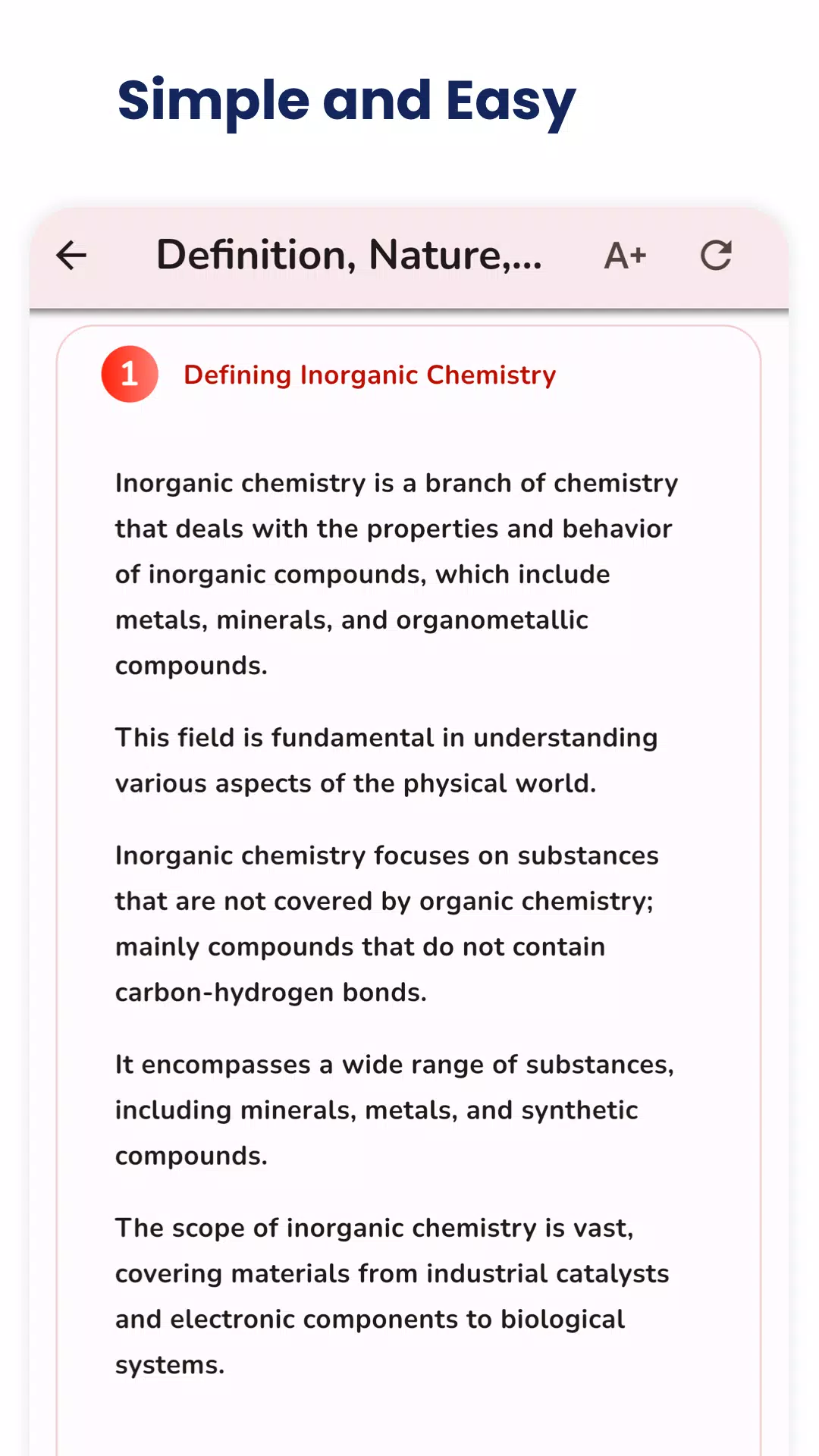 Inorganic Chemistry Notes Screenshots