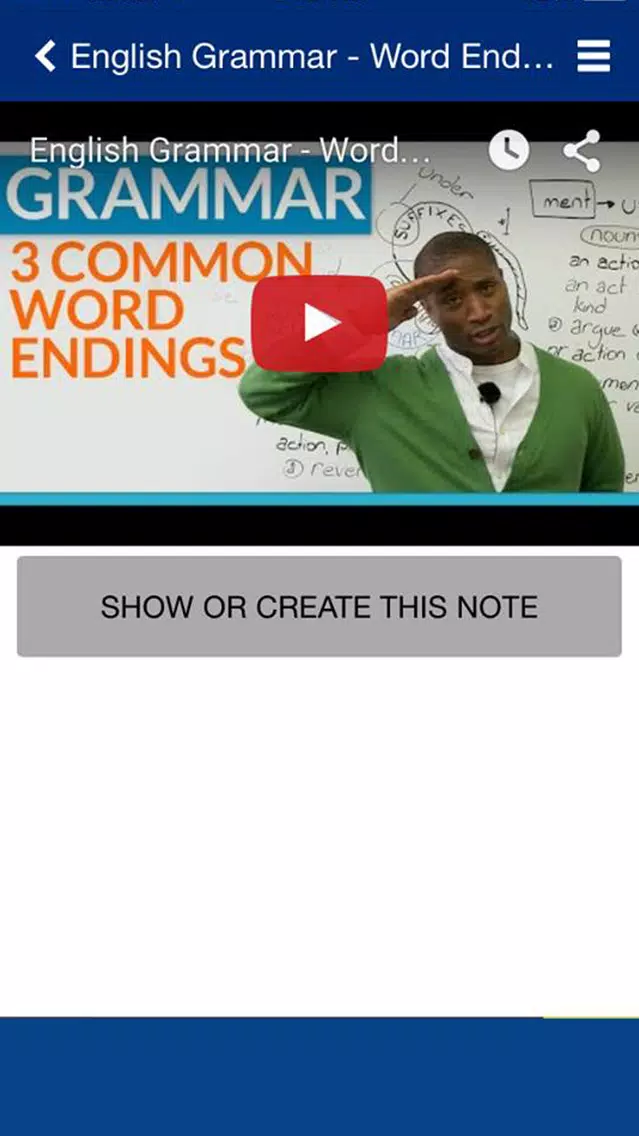 Capturas de tela do Learn English with Videos