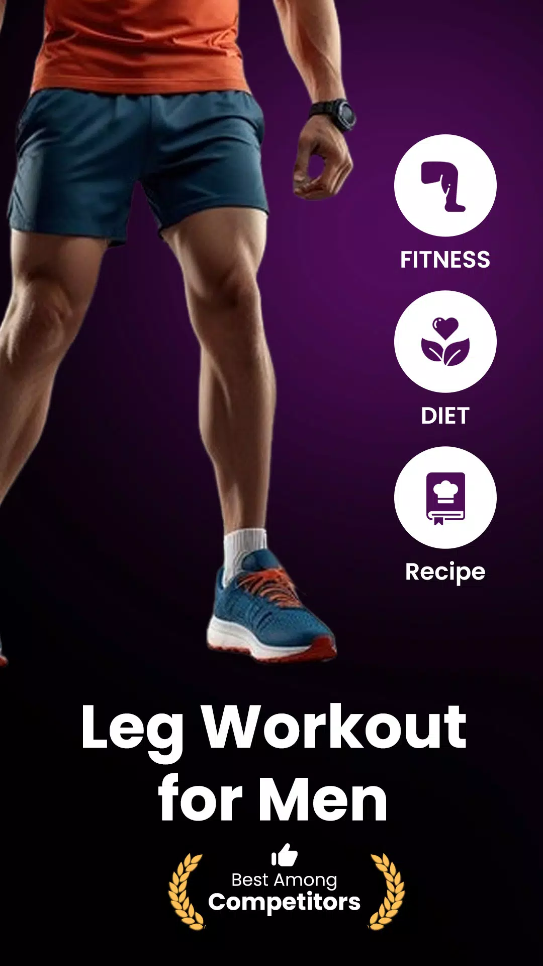 Capturas de pantalla de Leg Workouts for Men
