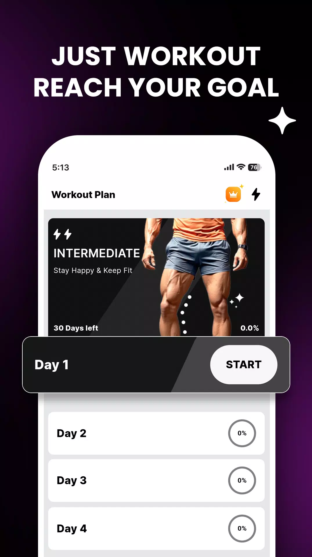 Capturas de pantalla de Leg Workouts for Men