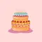 Birthday Cake Stickers