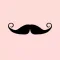 Crazy Mustache Stickers