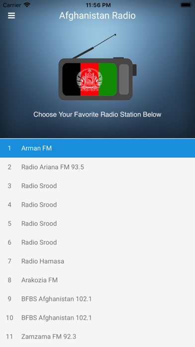 Afghanistan Radio: Afghan FM Screenshots