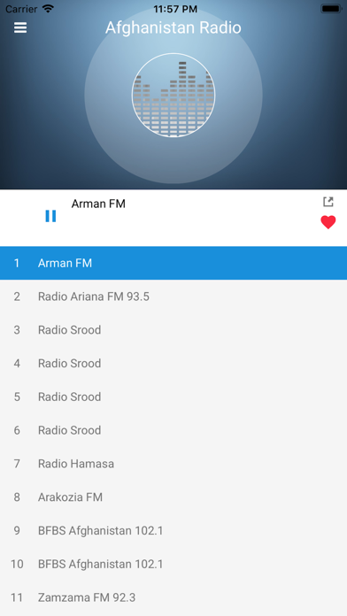 Afghanistan Radio: Afghan FM Screenshots