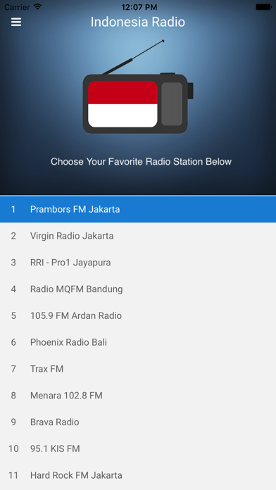 Indonesia Radio: Indonesian FM Screenshots