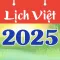 Lịch Vạn Niên 2025 & Lịch Việt