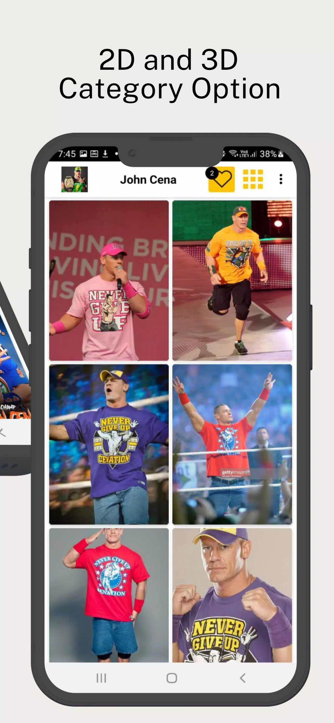 Zrzuty ekranu John Cena HD Wallpaper 2024