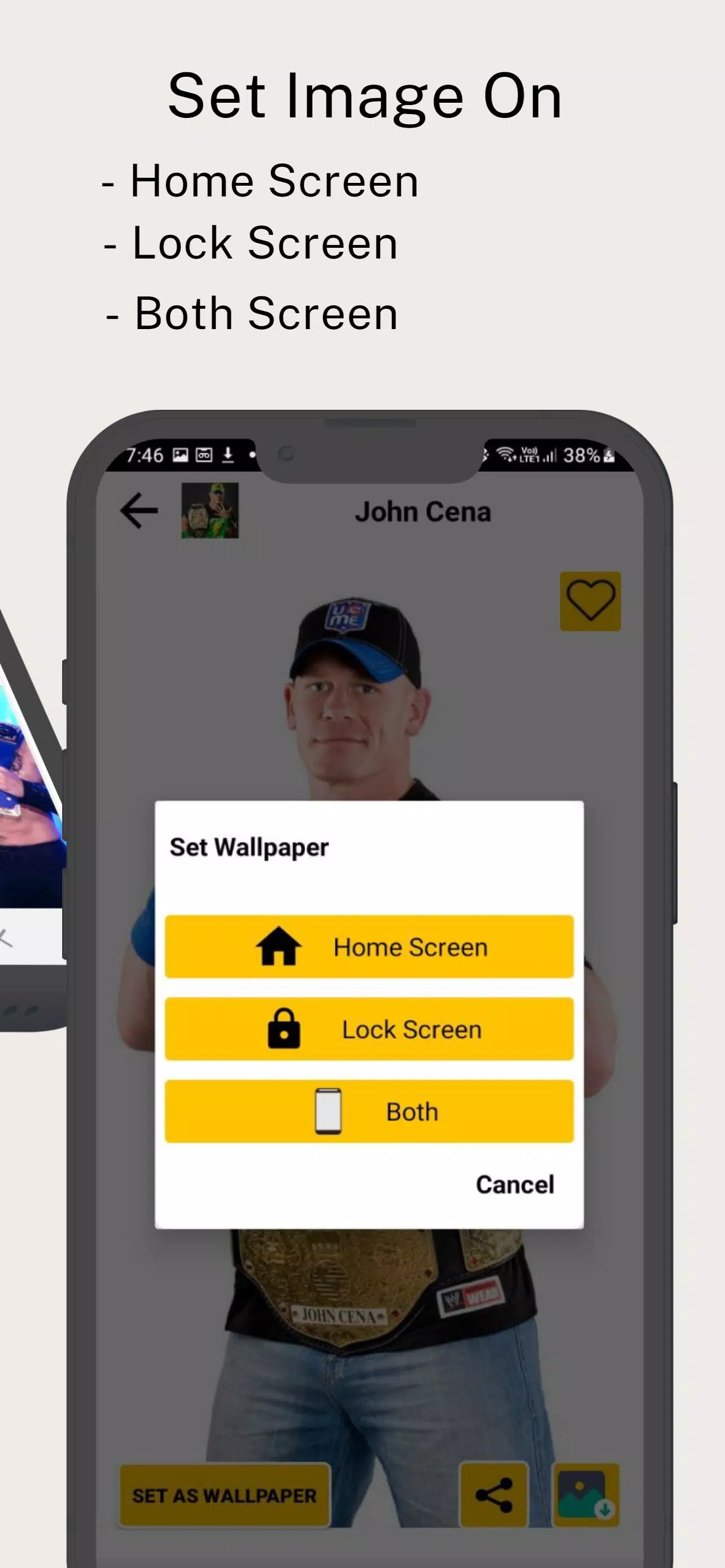Zrzuty ekranu John Cena HD Wallpaper 2024