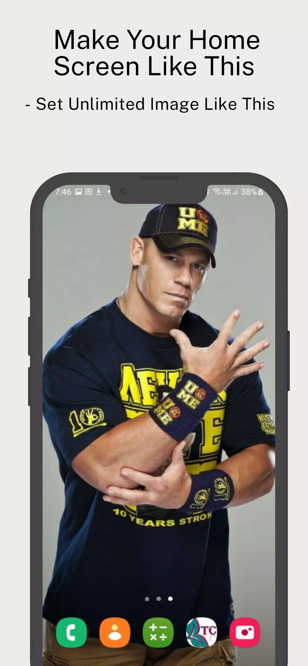 Zrzuty ekranu John Cena HD Wallpaper 2024