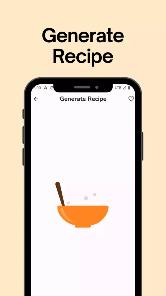 AI Food Recipe Screenshots