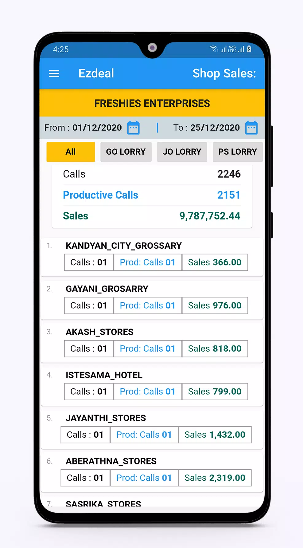 Tangkapan layar Ezdeal Pro