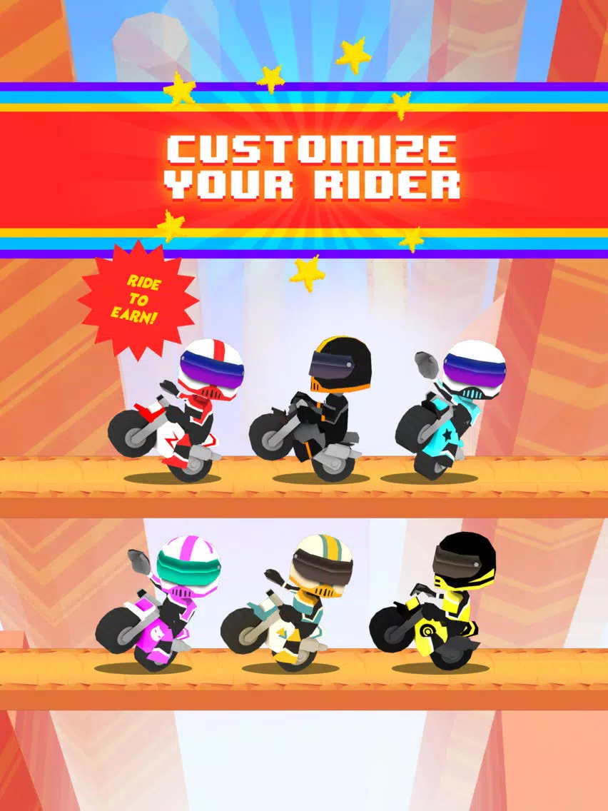 Ảnh chụp màn hình của Rocket Moto - Endless Runner iPad 