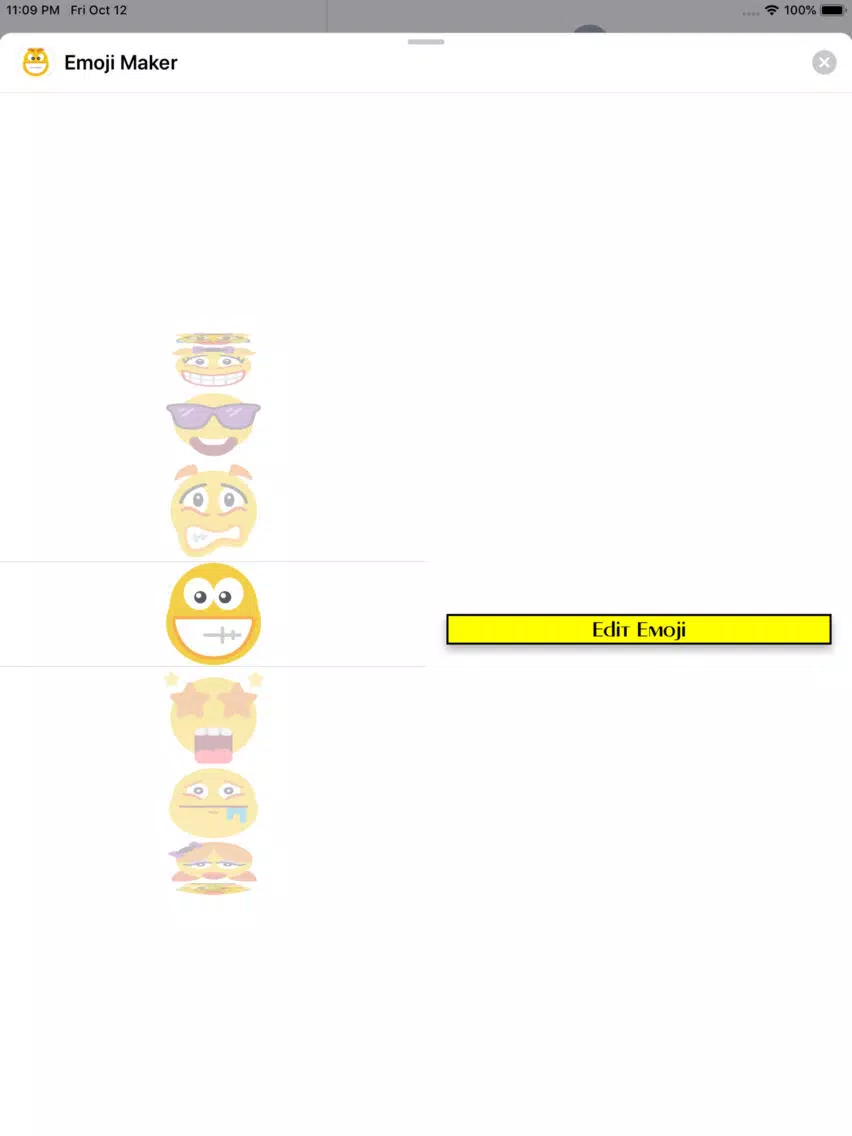 Create 2300 different Emojis! iPad Screenshots