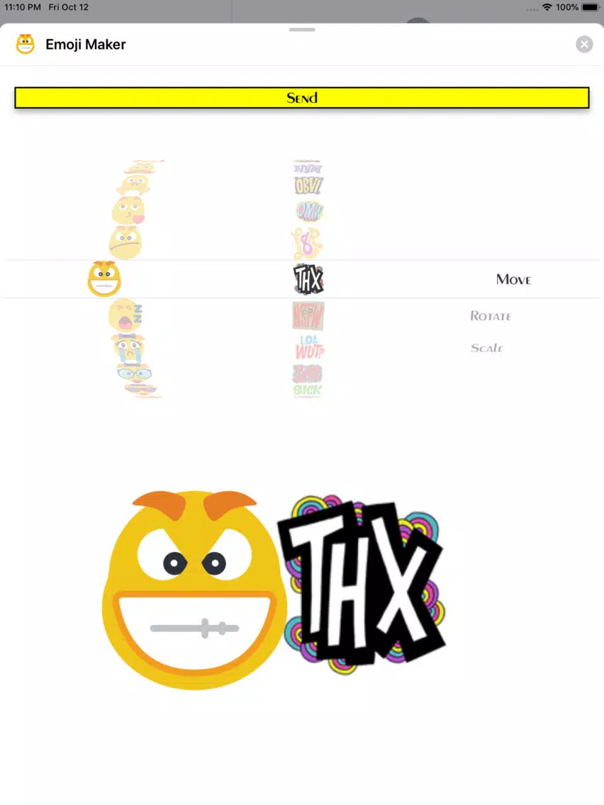 Create 2300 different Emojis! iPad Screenshots