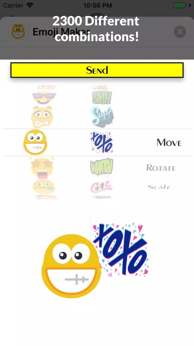 Create 2300 different Emojis! Screenshots