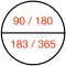 90/180, 183/365