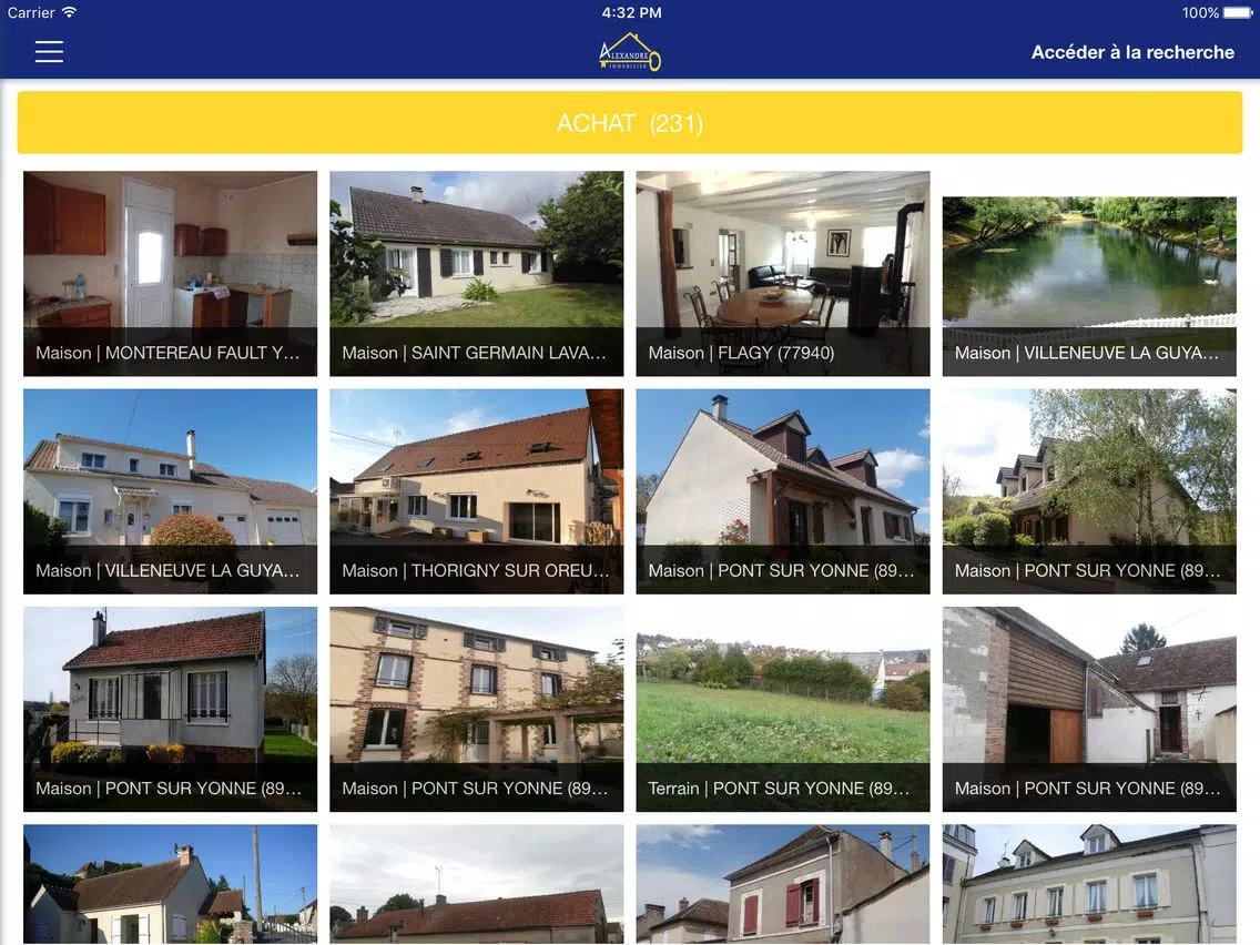 Agence Alexandre iPad Screenshots