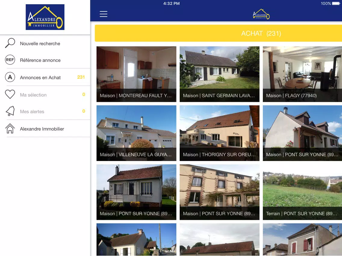 Agence Alexandre iPad Screenshots
