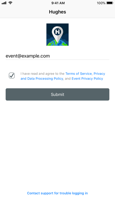 Hughes Events Screenshots