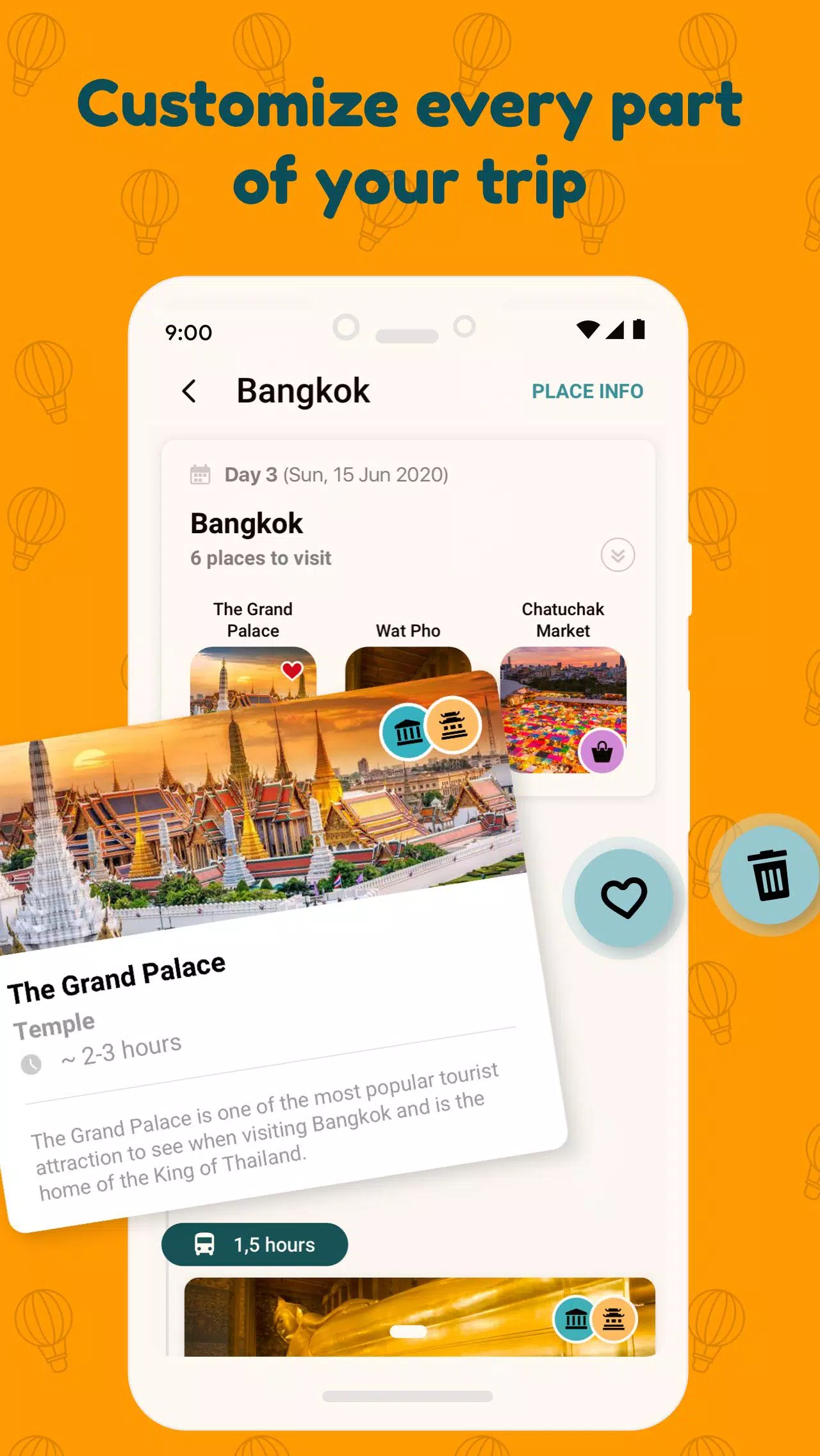 Itini: Thailand trip planner Screenshots