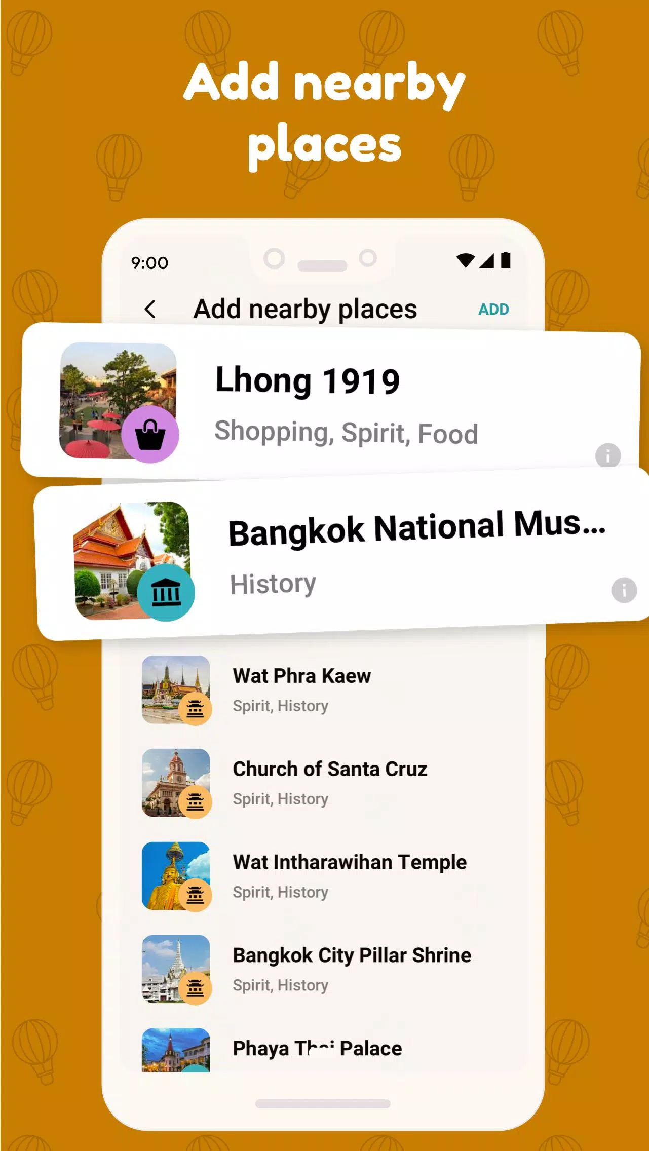 Itini: Thailand trip planner Screenshots