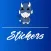 Blue Devil Stickers
