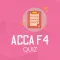 ACCA F4 Quiz