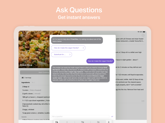 Plum: Unlimited Recipe Manager iPad Screenshots