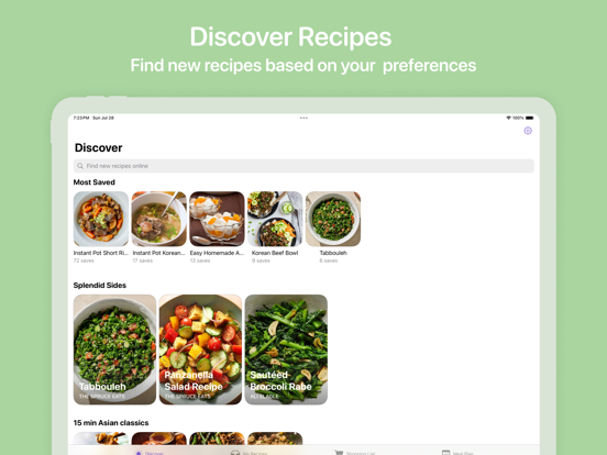 Plum: Unlimited Recipe Manager iPad Screenshots