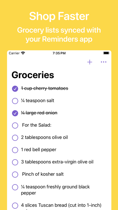 Plum: Unlimited Recipe Manager Screenshots