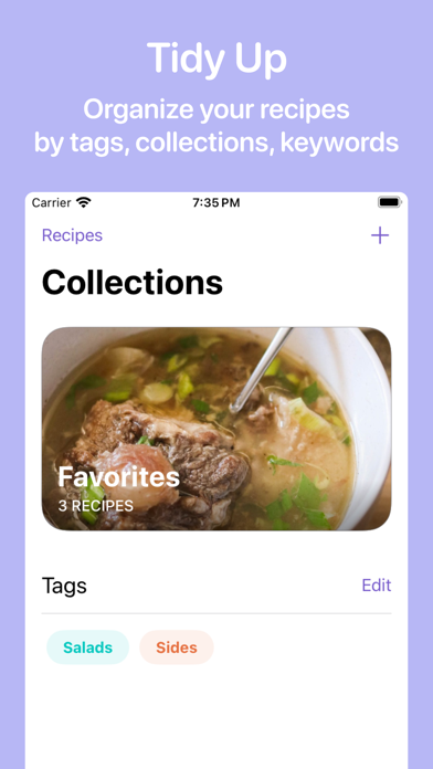 Plum: Unlimited Recipe Manager Screenshots