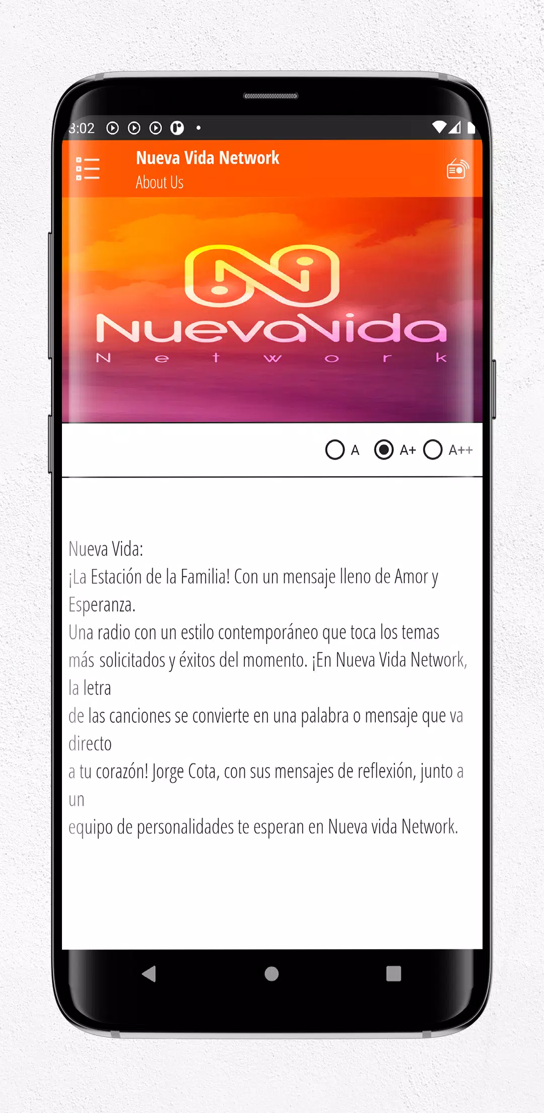 Nueva Vida Network Screenshots