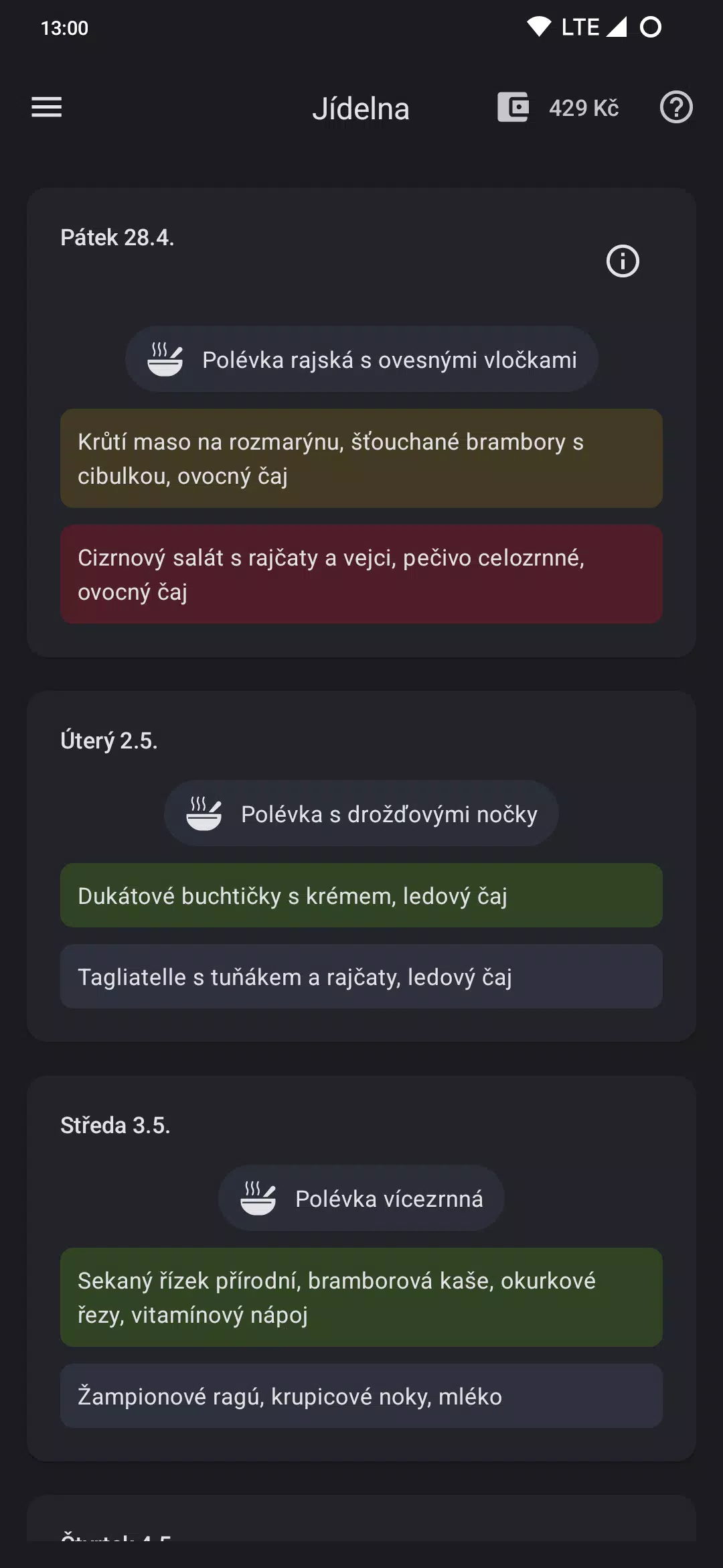 Ječná Mobile Screenshots