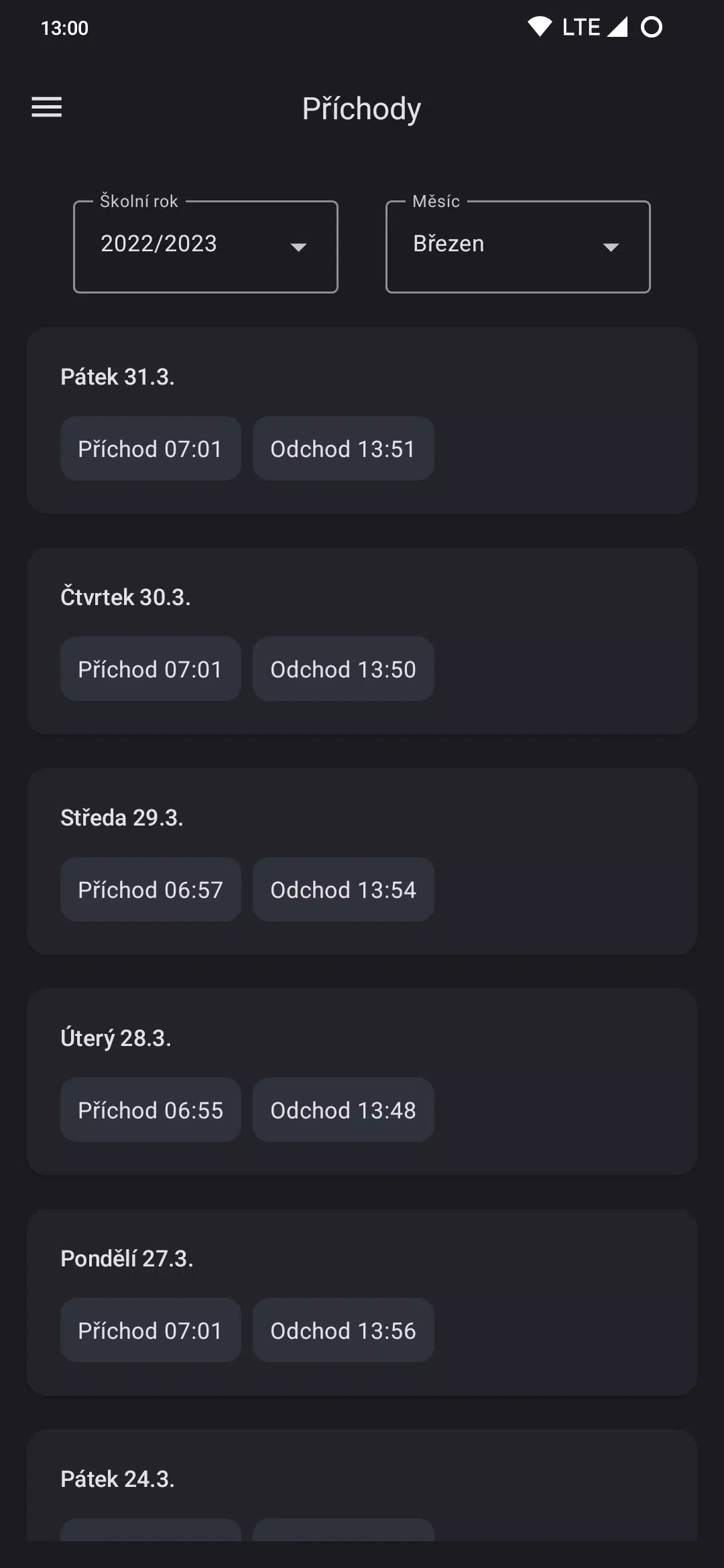Ječná Mobile Screenshots
