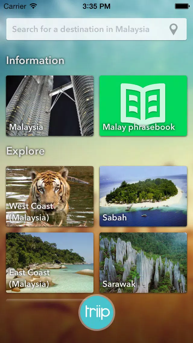 Malaysia Offline Travel Guide Screenshots