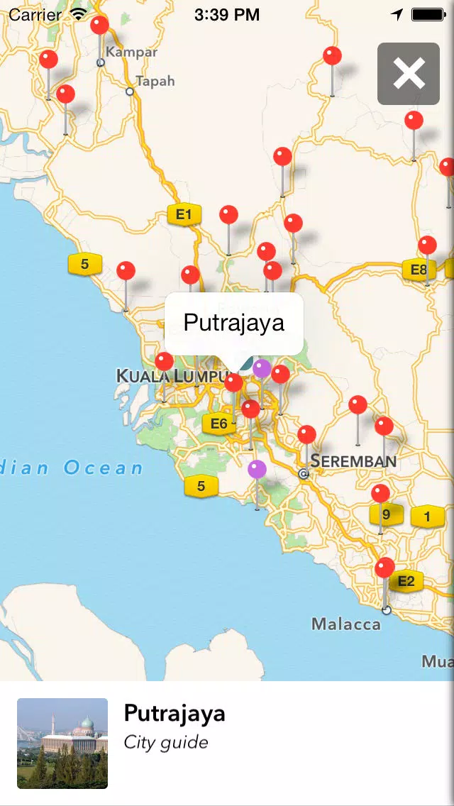 Malaysia Offline Travel Guide Screenshots