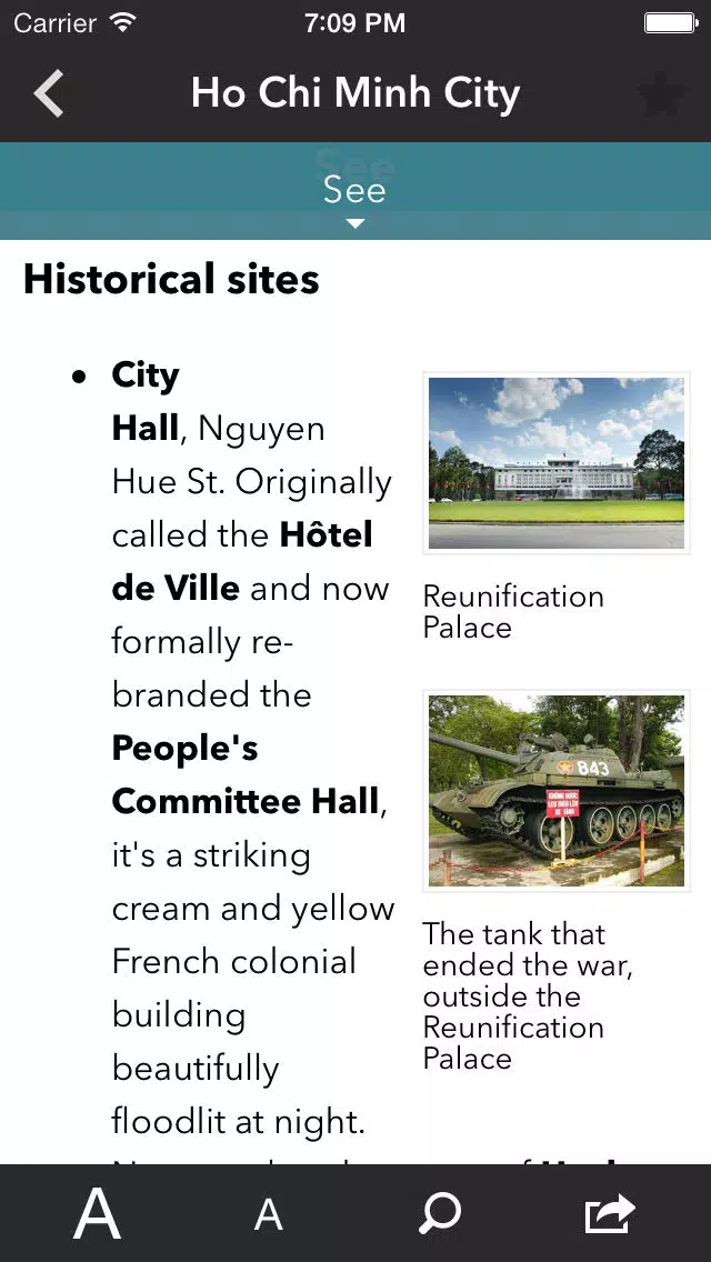 Vietnam Offline Travel Guide Screenshots