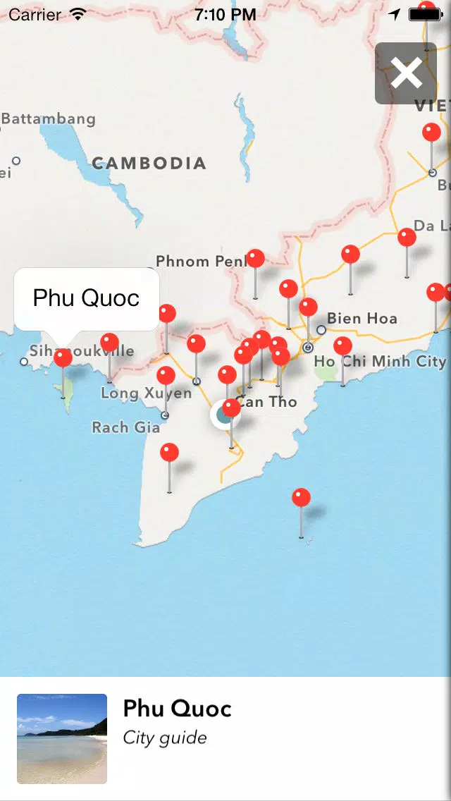 Vietnam Offline Travel Guide Screenshots